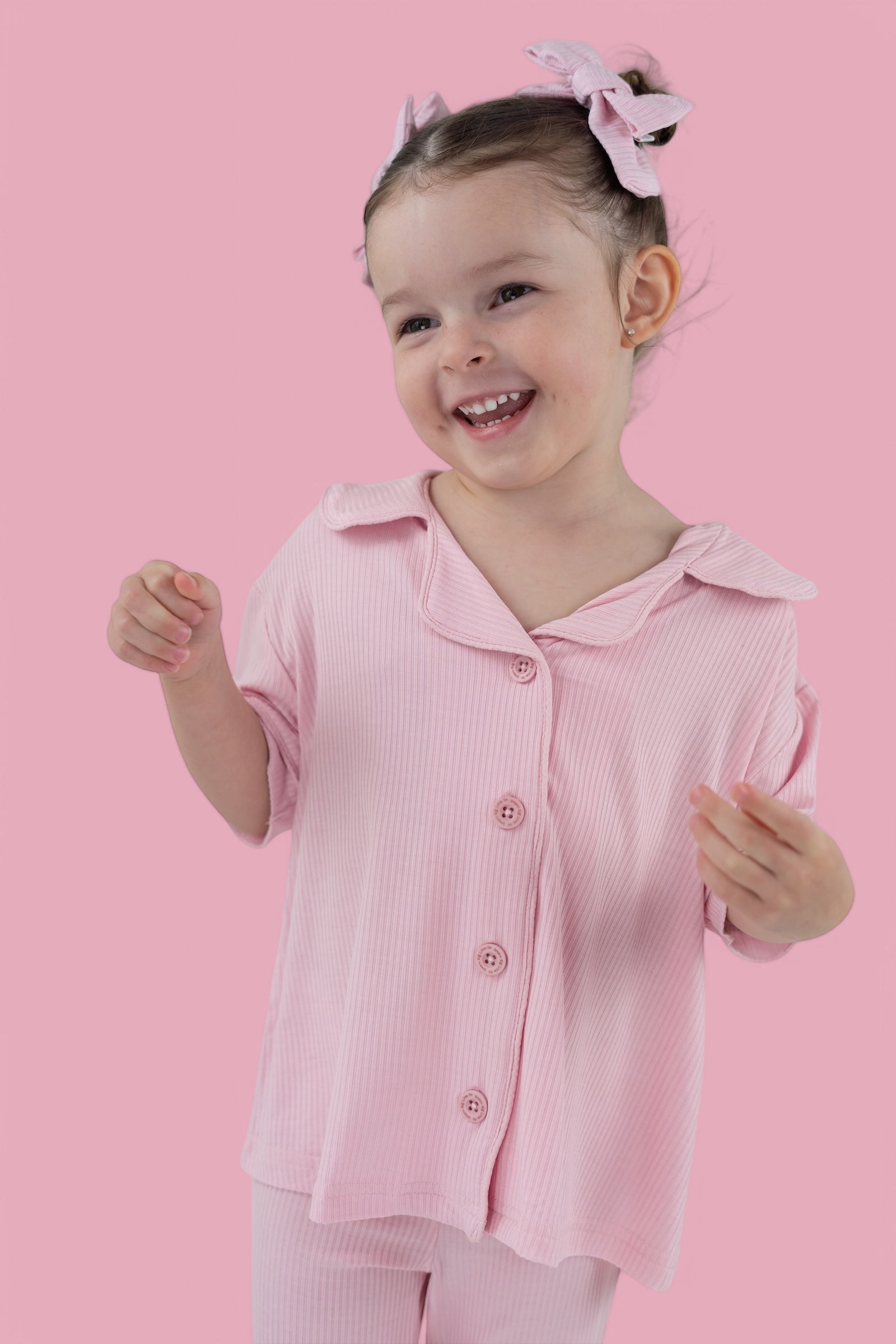 DREAM BIG LITTLE CO PINK ROSE DREAM GIRL'S FLARE SETEveretts Place