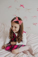 Little Mae & Co Pink Rose Ribbon Bows With Prong Clip 4 Inch For Gifts - Everetts Place Boutique - 