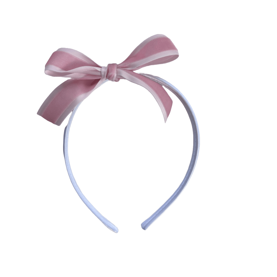 Little Mae & Co Pink Rose Ribbon Bows With Prong Clip 4 Inch For Gifts - Everetts Place Boutique - 