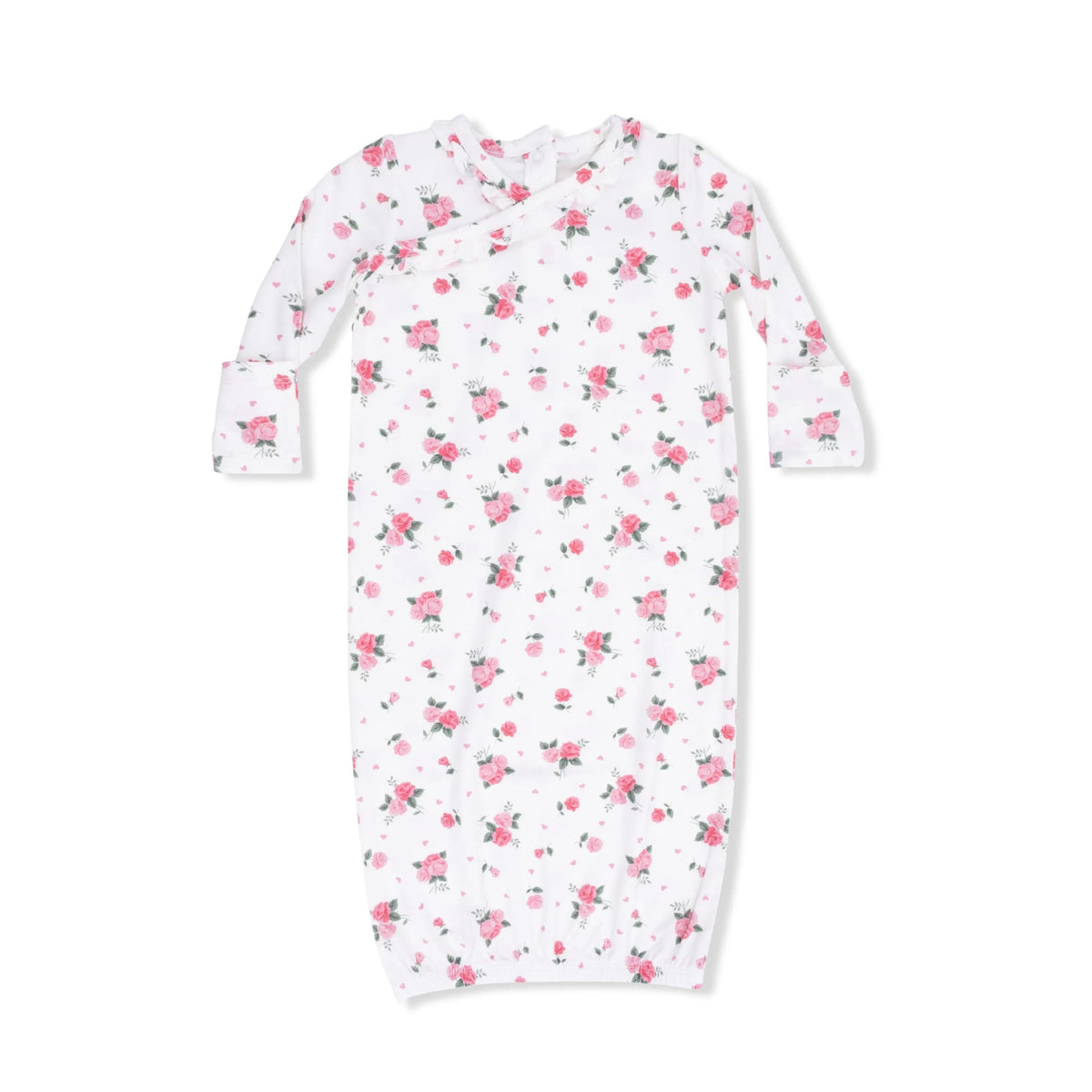 Angel Dear Pink Rosettes - Kimono Gown & Knot Headband - 