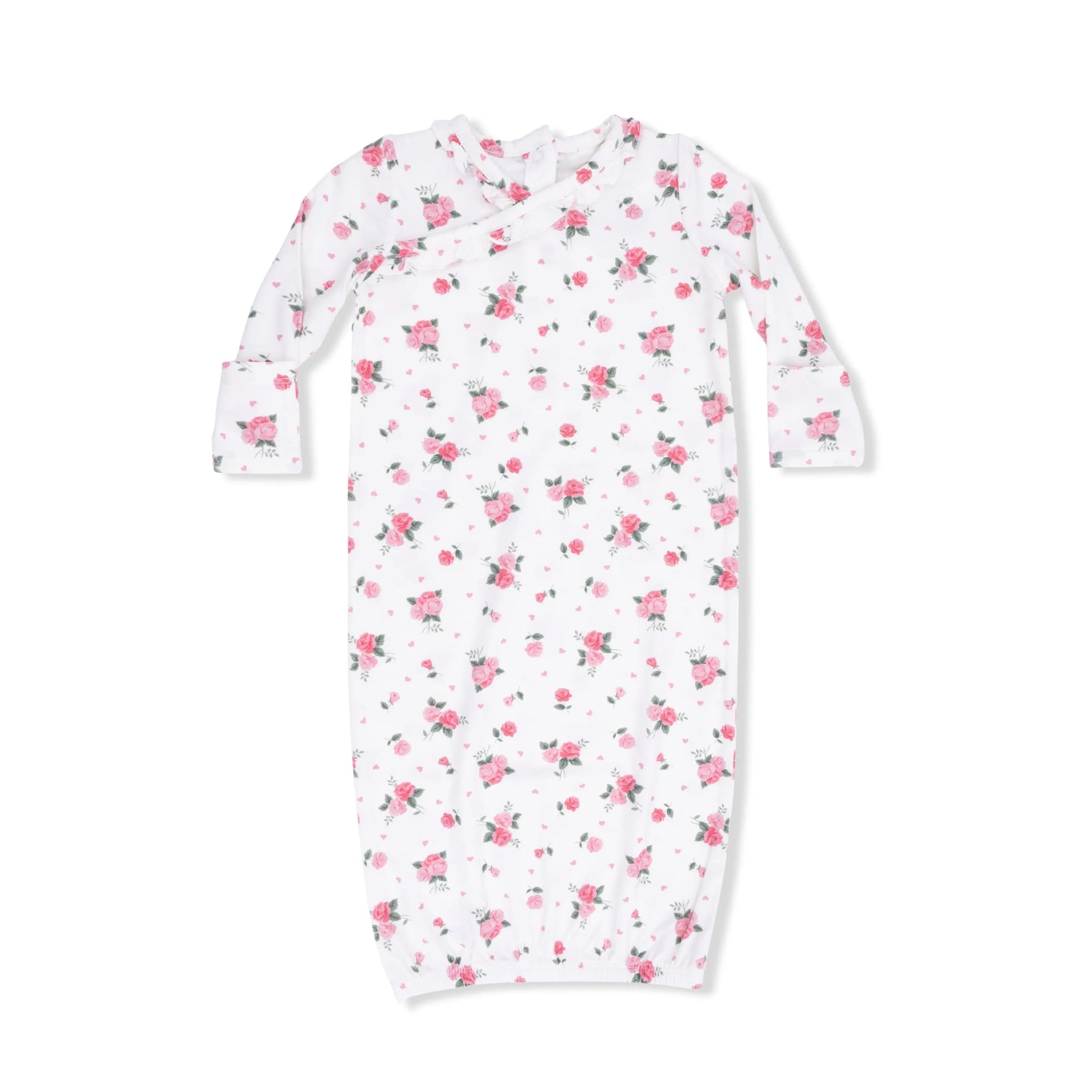 Angel Dear Pink Rosettes - Kimono Gown & Knot Headband - 