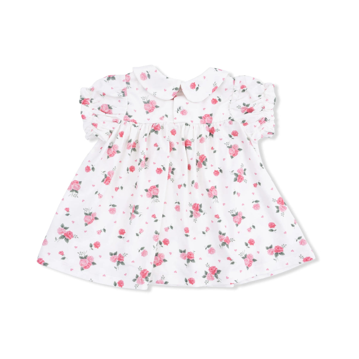Angel Dear Pink Rosettes - Smocked Dress Set - 