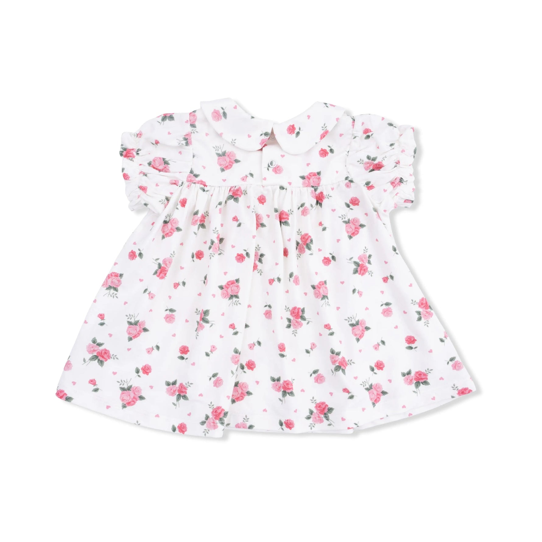 Angel Dear Pink Rosettes - Smocked Dress Set - 
