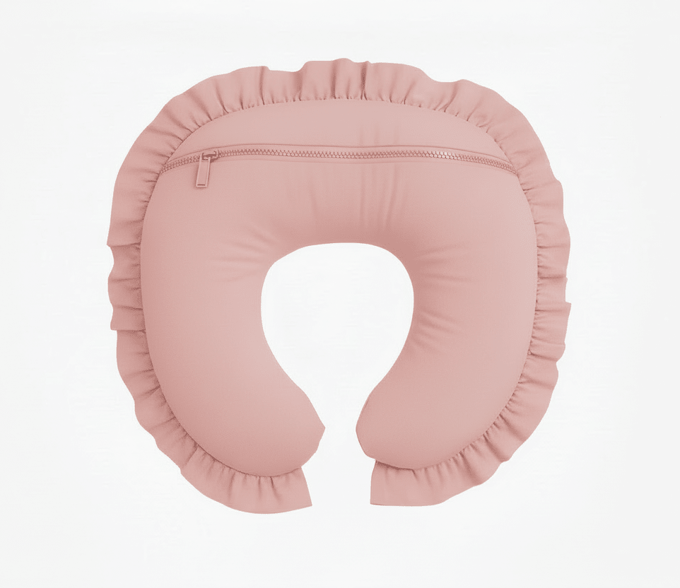 Little Mae & Co Pink Ruffle Nursing Pillow CoverEveretts Place
