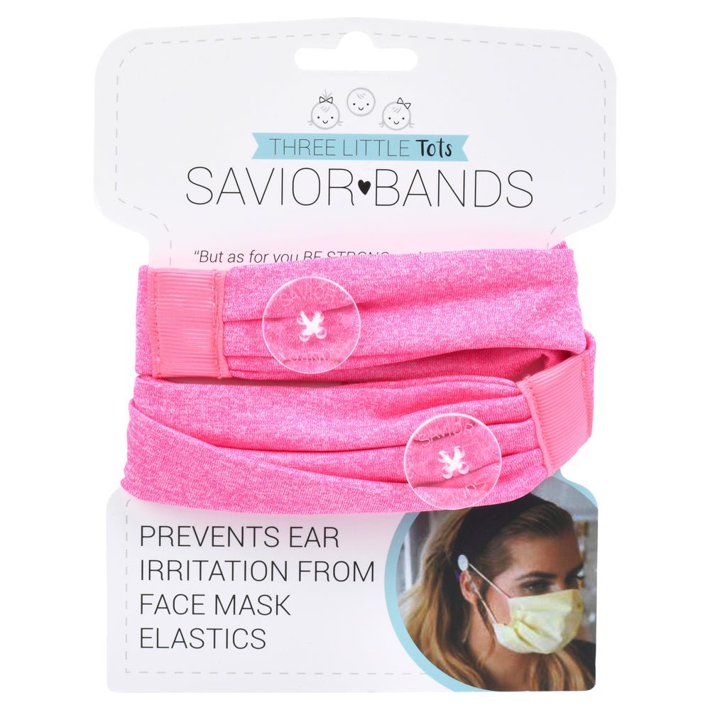 Three Little Tots Pink Savior Bands - 