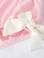 Rylee Faith Pink Smocked Christening Bishop Bloomer Set Rylee Faith Designs 