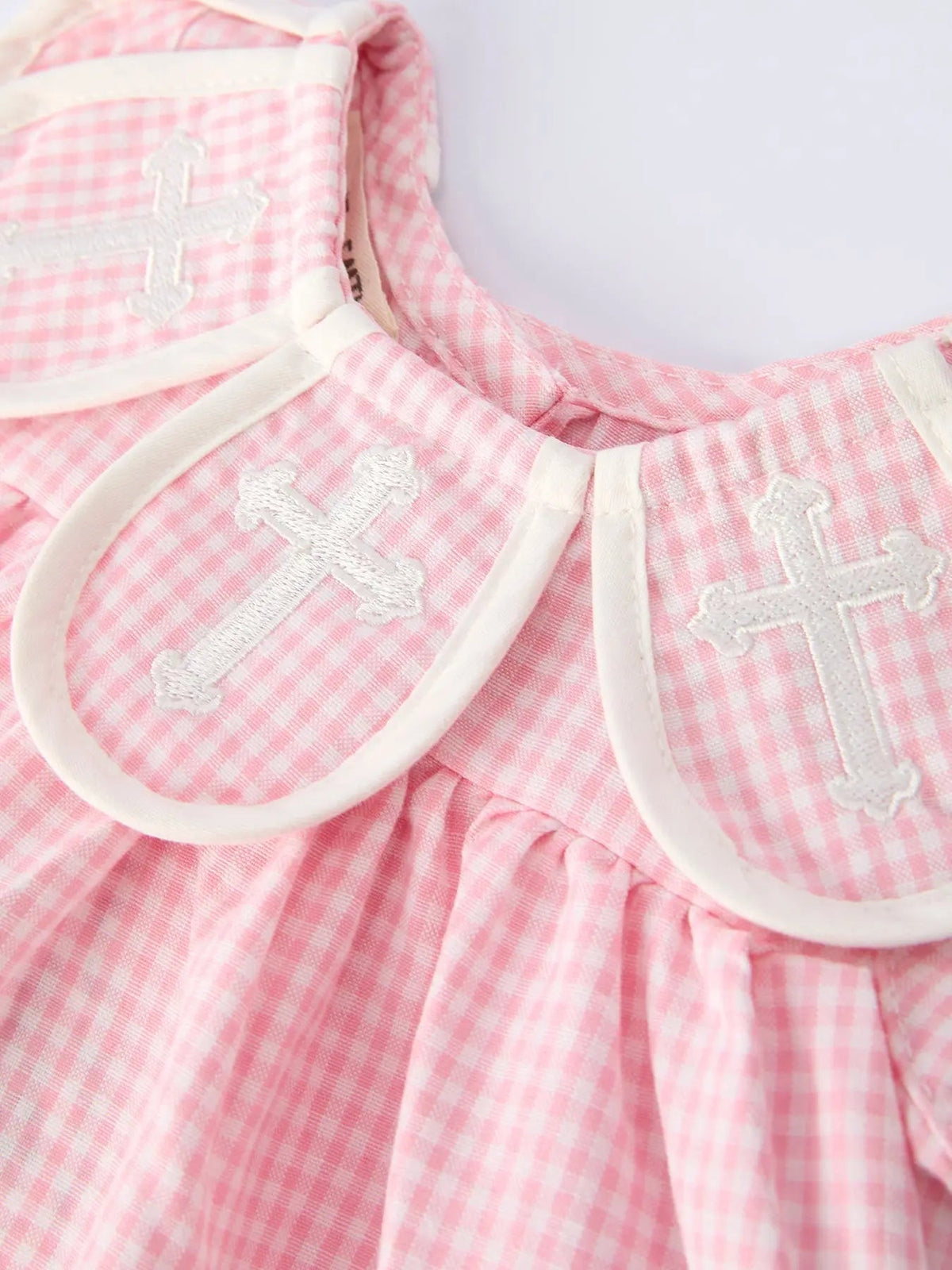 Rylee Faith Pink Smocked Christening Bishop Bloomer Set Rylee Faith Designs 