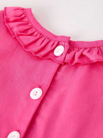 Rylee Faith Designs Pink Smocked Church Christ Bishop Christening Bow Girl Dress - Everetts Place Boutique - 