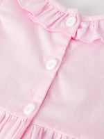 Rylee Faith Designs Pink Smocked Church Christ Bishop Christening Dress - Everetts Place Boutique - 