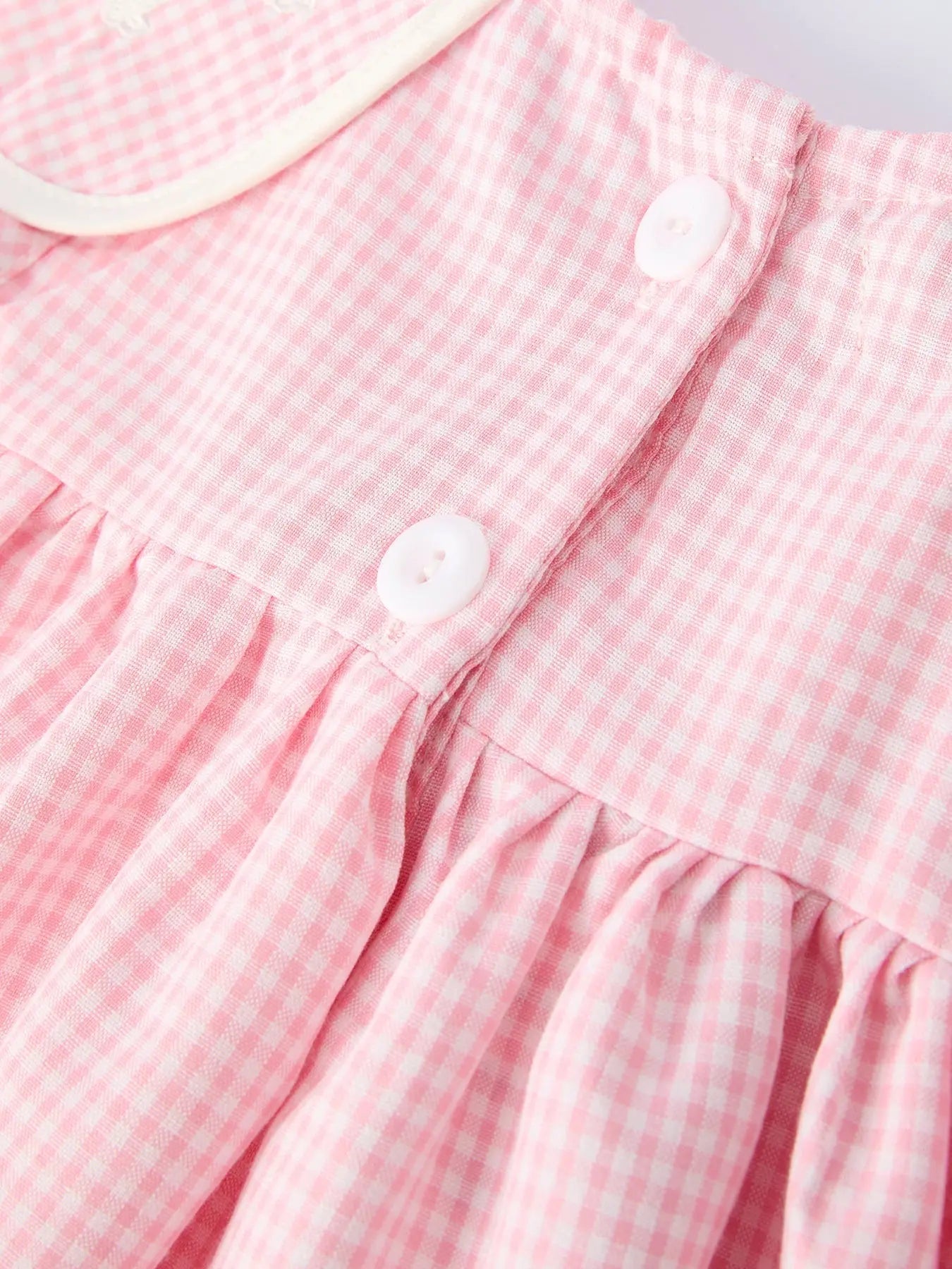 Rylee Faith Pink Smocked Christening Dress For Baby Girls Rylee Faith Designs 