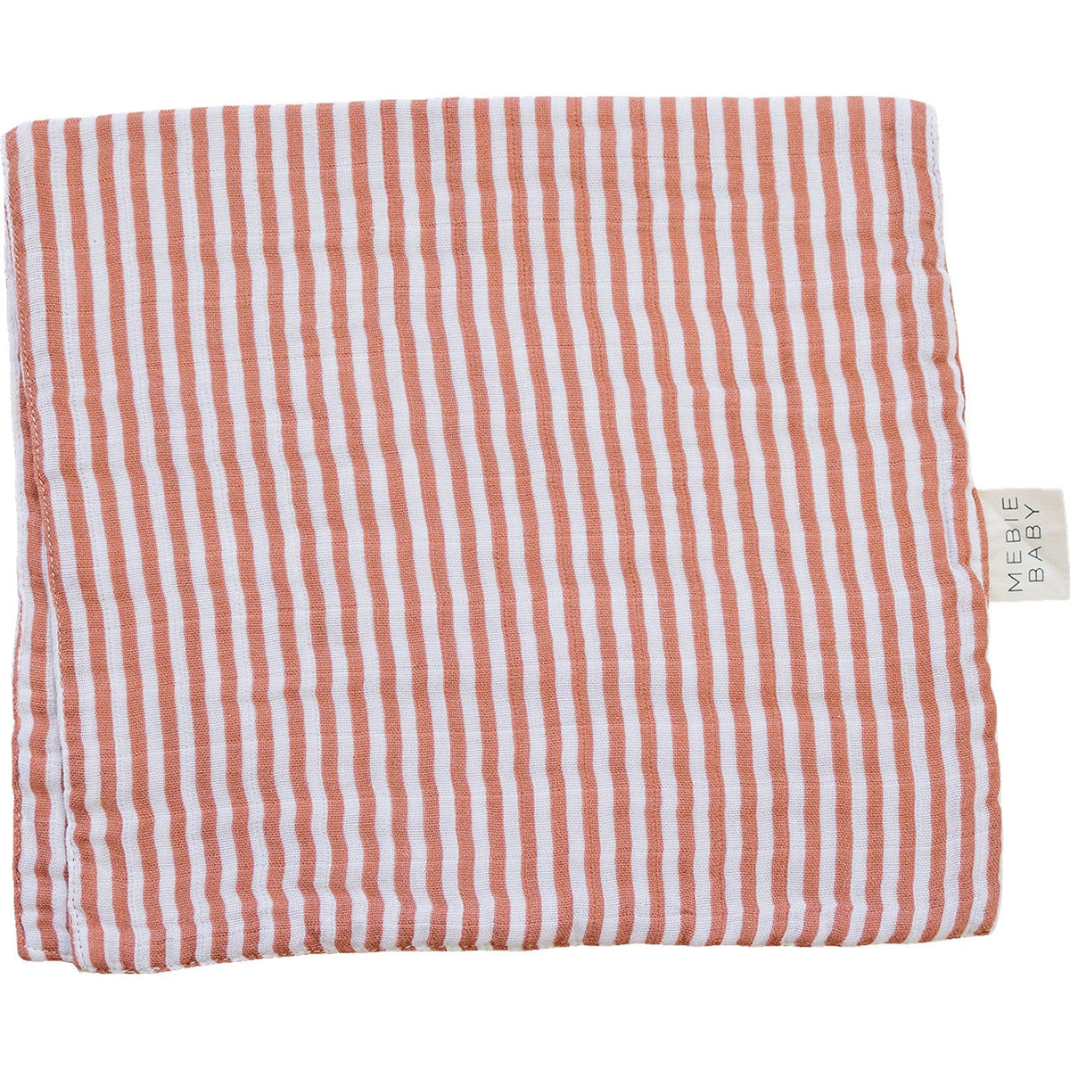 Pink Stripes Muslin Burp Cloth - Red, Textile, Linens, Orange, Dishcloth | Everetts Place