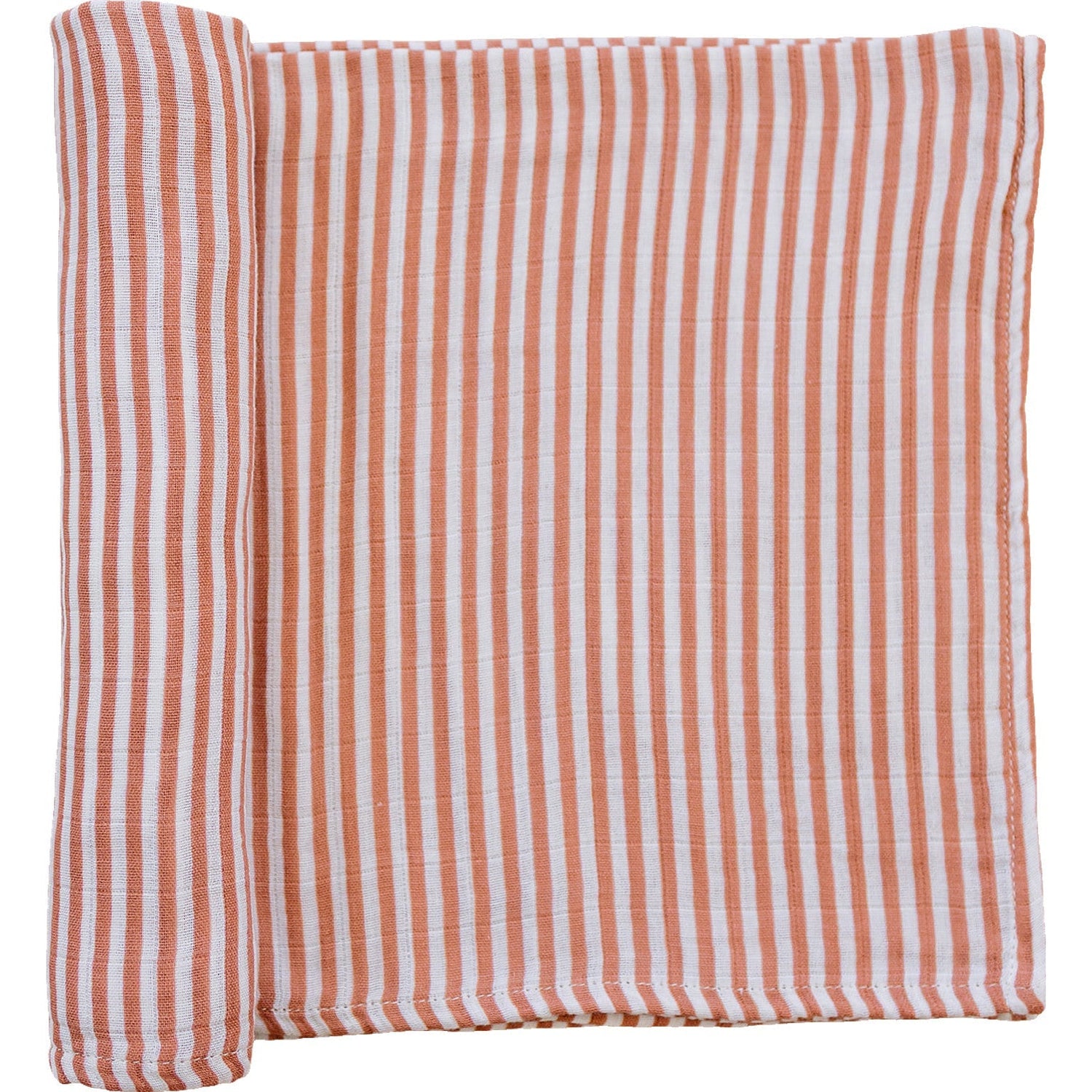 Mebie Baby Pink Stripes Muslin Swaddle Blanket for Babies by Mebie Baby - 