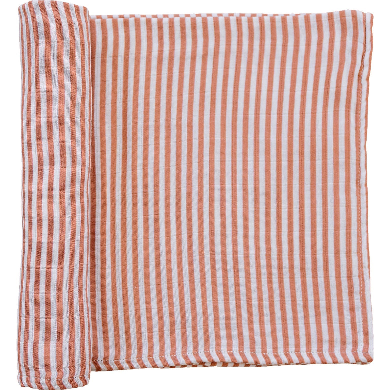 Mebie Baby Pink Stripes Muslin Swaddle Blanket for Babies by Mebie Baby - 