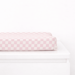Little Mae & Co Pink Sugar Checkered Changing Pad CoverEveretts Place