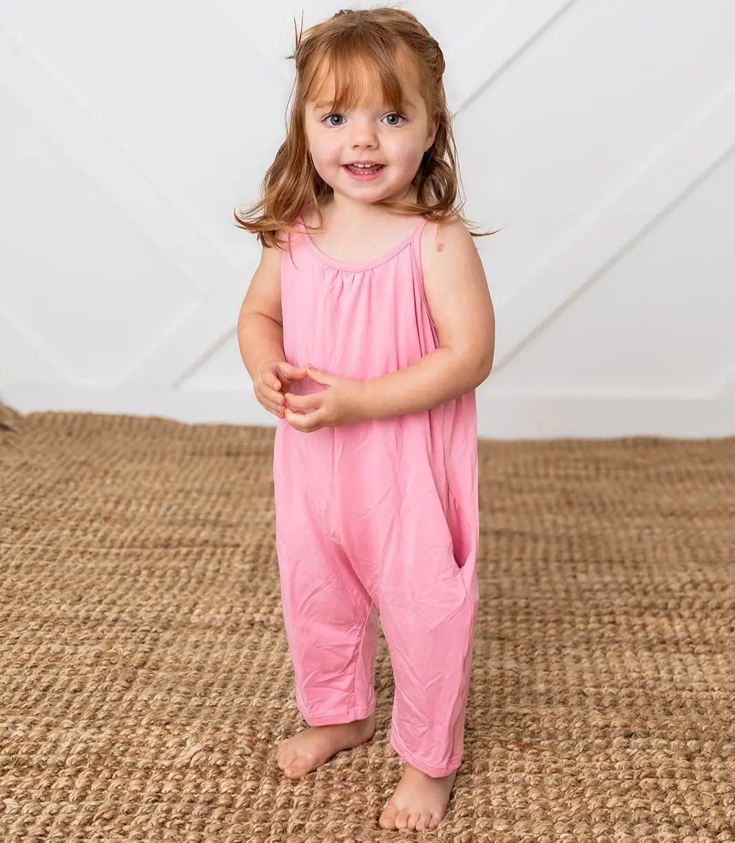 Pink Jumpsuit - Baby & Toddler Clothing, Pink, Child, One-piece garment, Toddler | Everetts Place