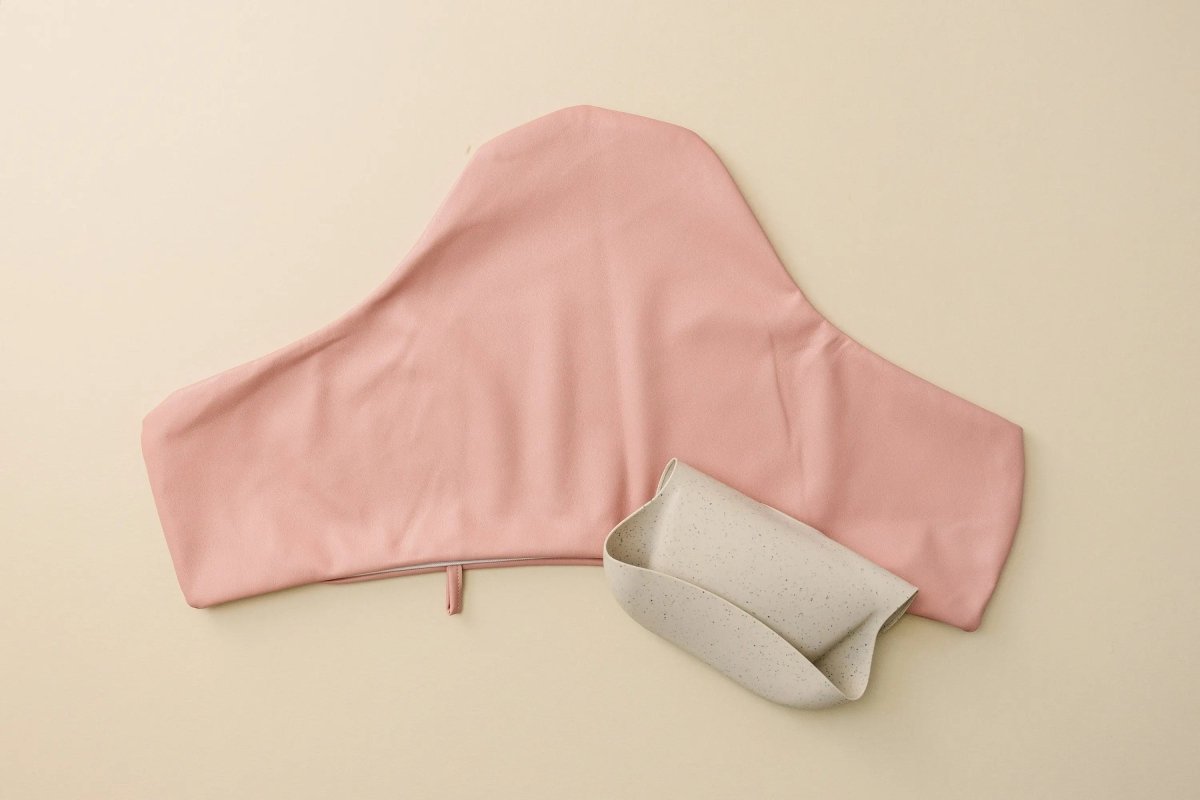 Little Joy Co. Pink Vegan Leather Cushion Cover for IKEA Antilop Highchair - Everetts Place Boutique - 
