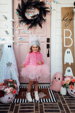 Mila & Rose ® Pink Velvet Sequin Jacket - 