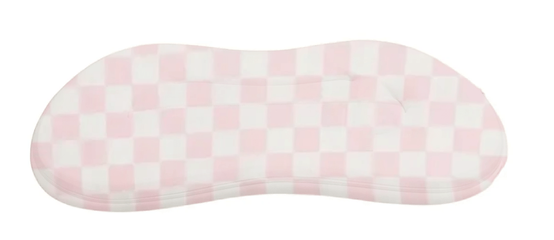 Little Mae & Co Pink White Checkered New Lounger Curve Cover - 