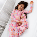 Organic The Second-Skin 2-Piece Long Sleeve Pajama | Saddle Up by Raising Mama at Everetts Place