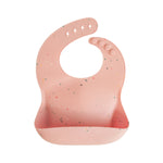 Silicone Baby Bib, Polka Dot Print by Mushie