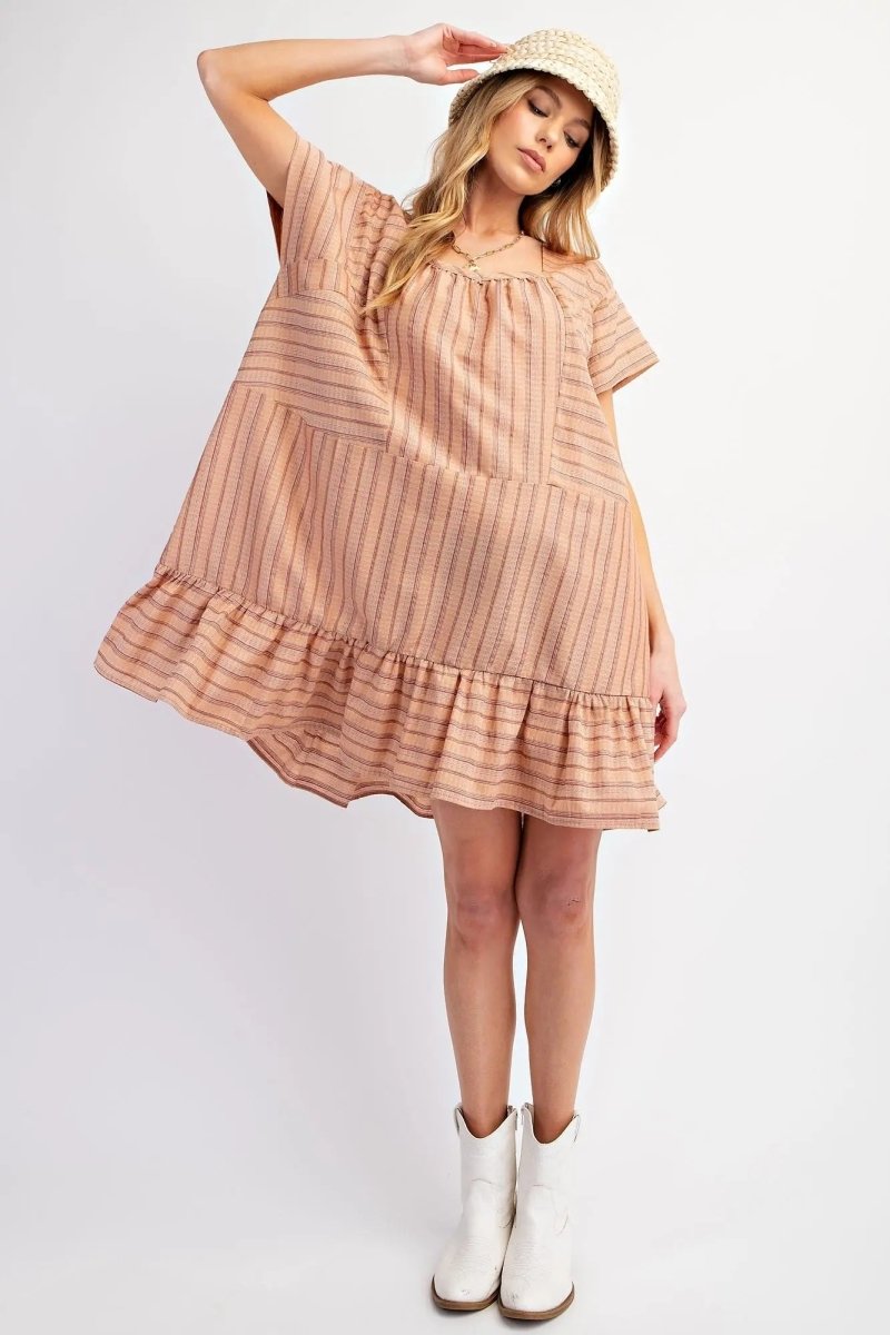 PinkBlush PinkBlush Oversized Dress with Relaxed Fit for Effortless Style - 