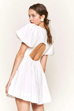 PinkBlush PinkBlush White Mini Dress with Lightweight Comfort for Summer Evenings - 