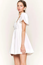 PinkBlush PinkBlush White Mini Dress with Lightweight Comfort for Summer Evenings - 