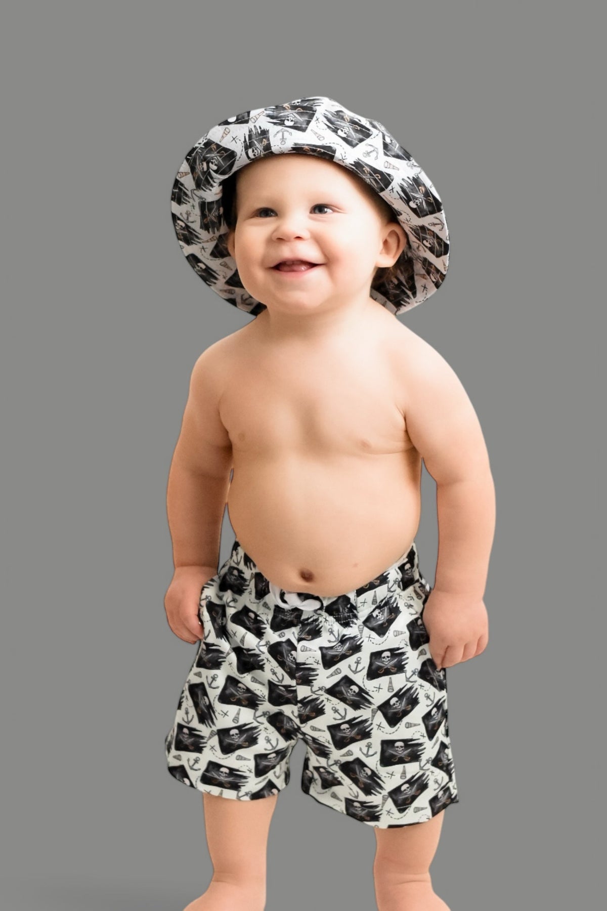 DREAM BIG LITTLE CO PIRATE CREW BOY'S DREAM SWIM TRUNKSEveretts Place