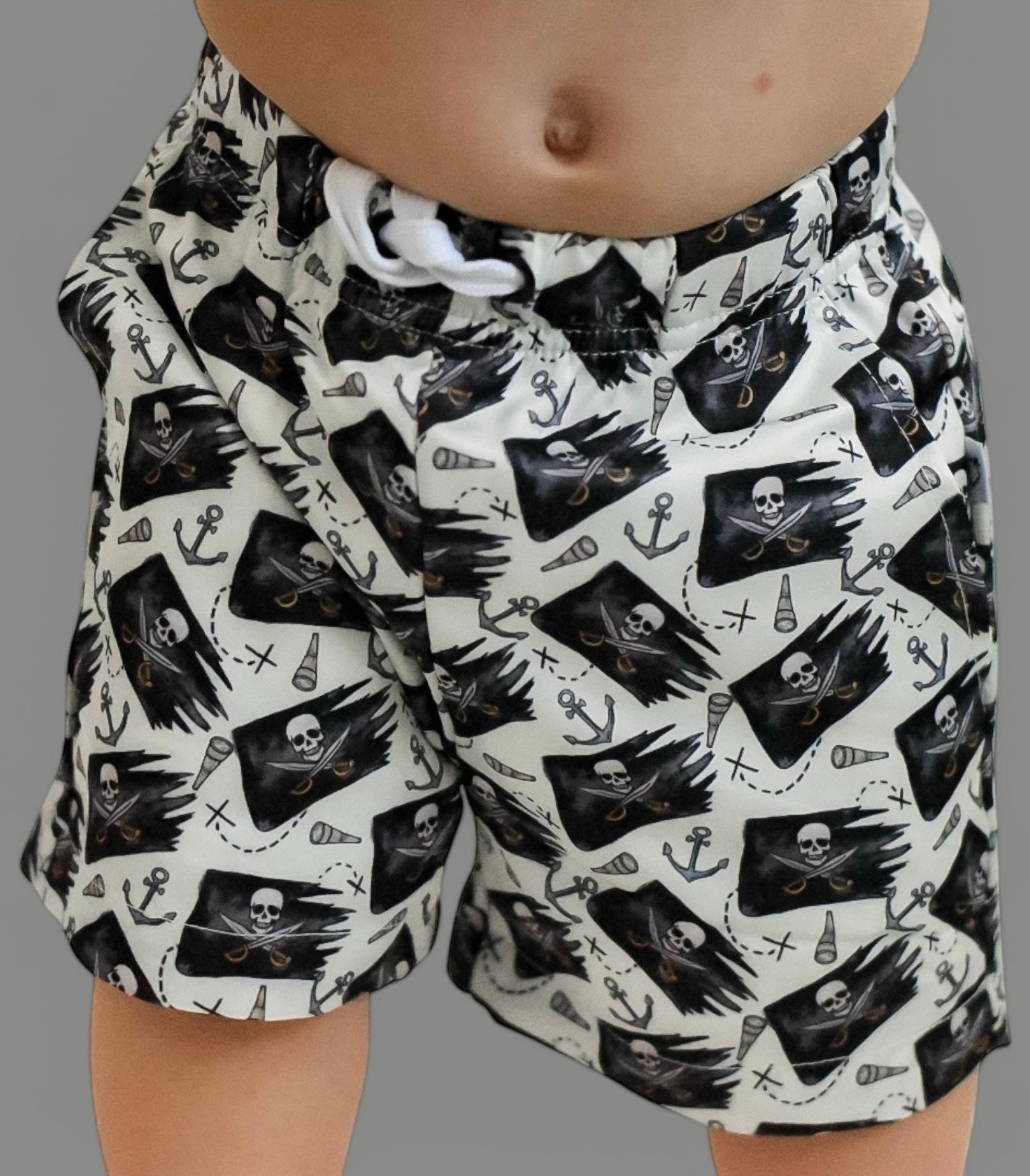 DREAM BIG LITTLE CO PIRATE CREW BOY'S DREAM SWIM TRUNKSEveretts Place