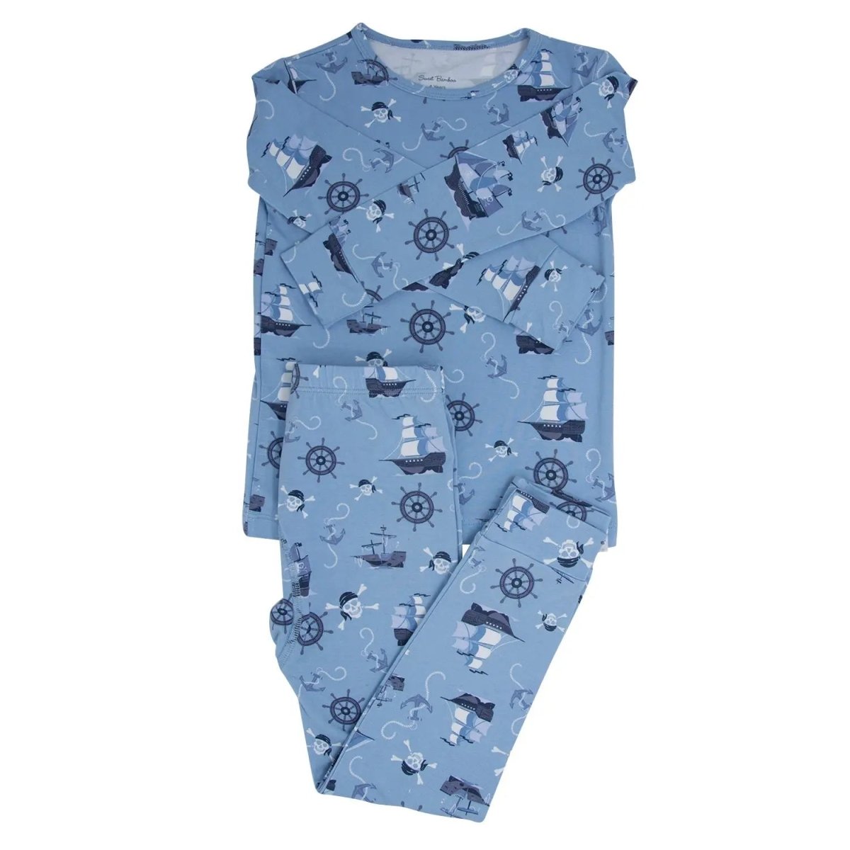 Pirate Ships Big Kid Pajama - Nightwear, Baby & Toddler Clothing, Pajamas, Fictional character, Pattern | Everetts Place