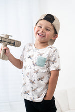 DREAM BIG LITTLE CO PLANE FUN DREAM POCKET TEEEveretts Place