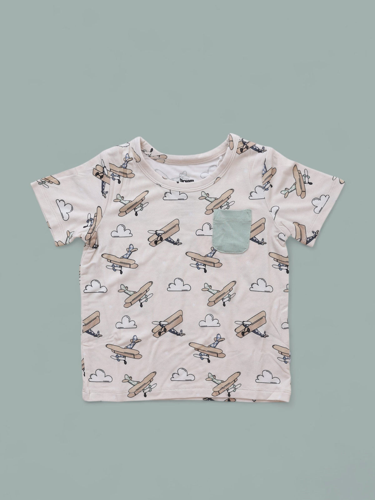 DREAM BIG LITTLE CO PLANE FUN DREAM POCKET TEEEveretts Place