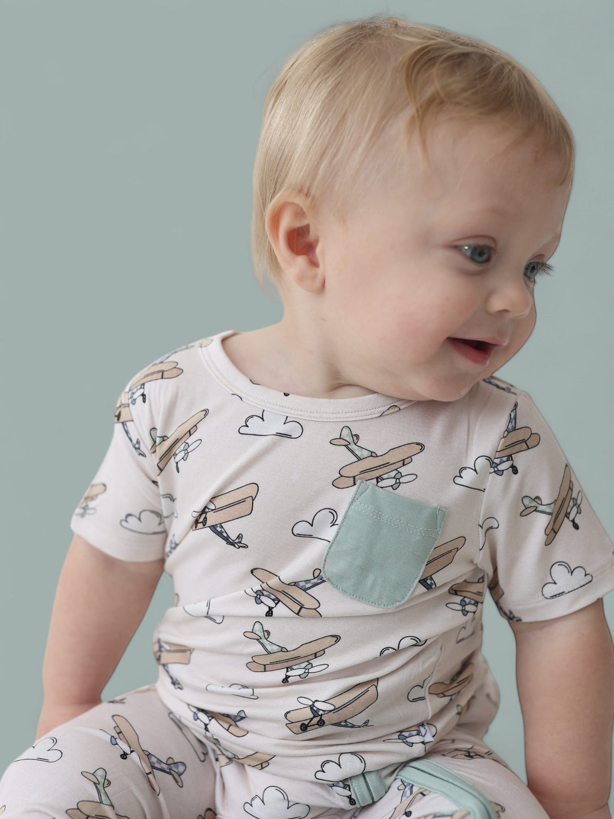 DREAM BIG LITTLE CO PLANE FUN DREAM POCKET TEEEveretts Place