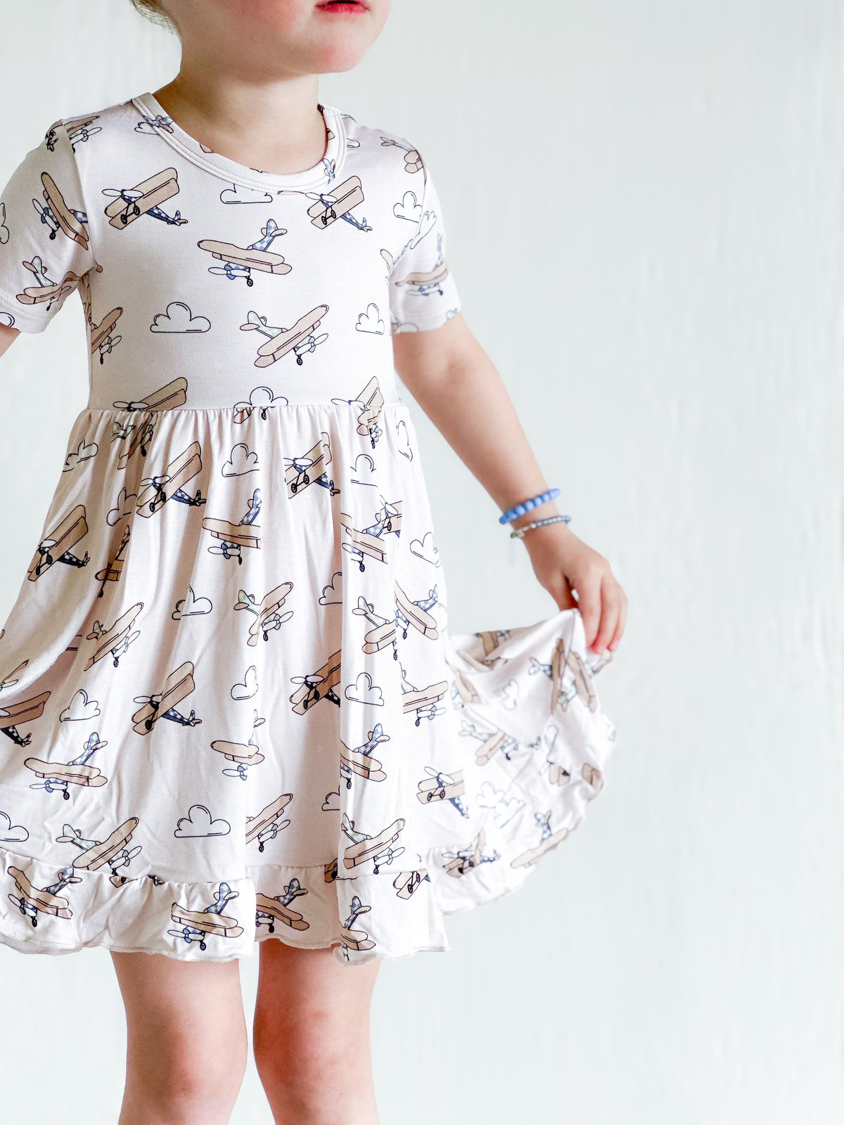 DREAM BIG LITTLE CO PLANE FUN DREAM RUFFLE DRESSEveretts Place