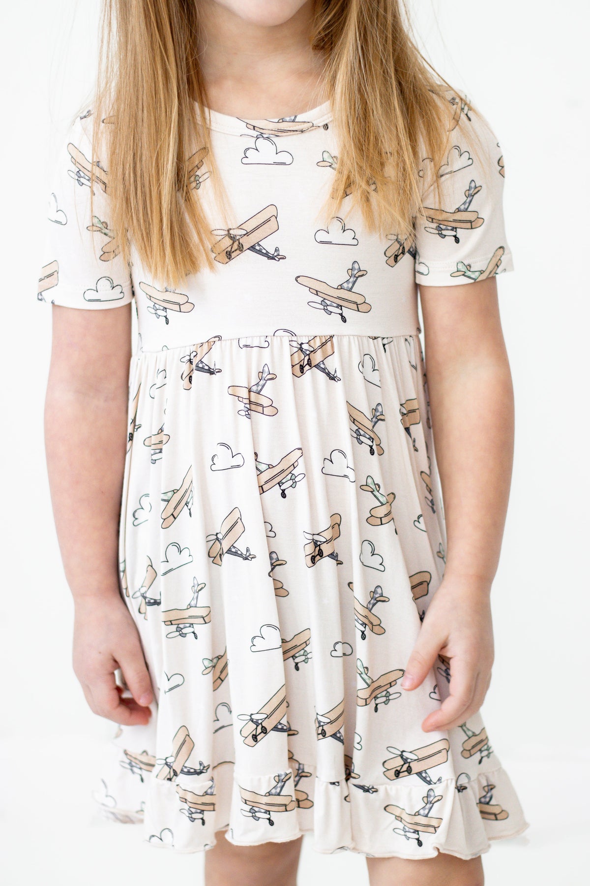 DREAM BIG LITTLE CO PLANE FUN DREAM RUFFLE DRESSEveretts Place