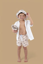DREAM BIG LITTLE CO Plane Fun Dream Towel With Vintage Biplane Print In Soft HuesEveretts Place