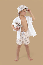 DREAM BIG LITTLE CO Plane Fun Dream Towel With Vintage Biplane Print In Soft HuesEveretts Place
