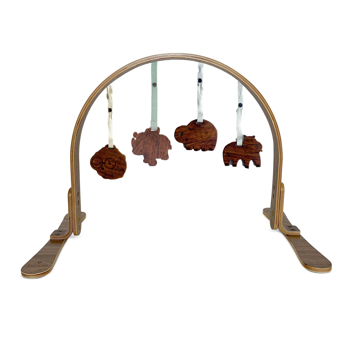 Finn + Emma play gym | all wood - dark jungle - 