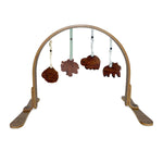 Finn + Emma play gym | all wood - dark jungle - 