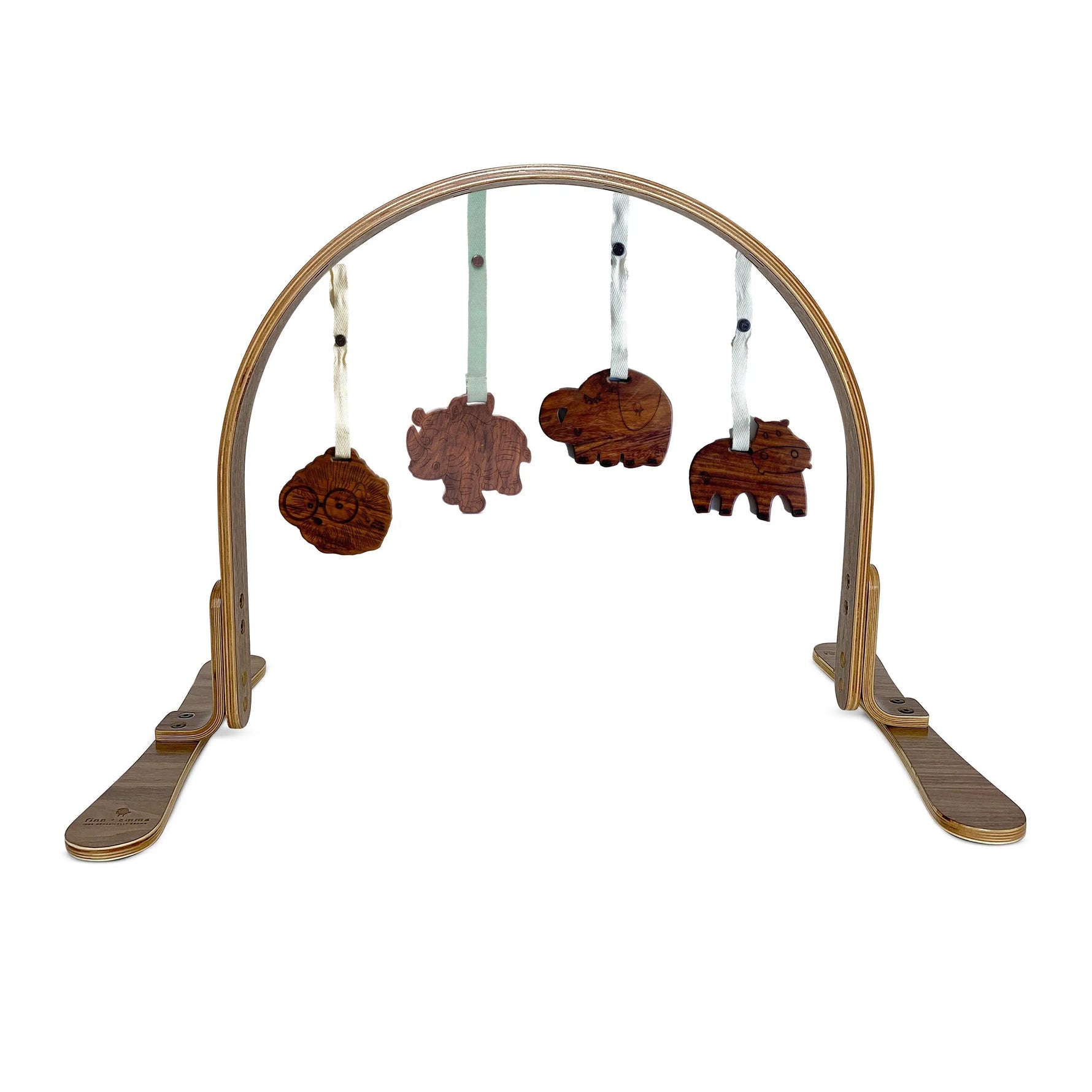 Finn + Emma play gym | all wood - dark jungle - 