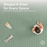 Comfy Cubs Play Mat with Non - Slip Bottom in Fern - 