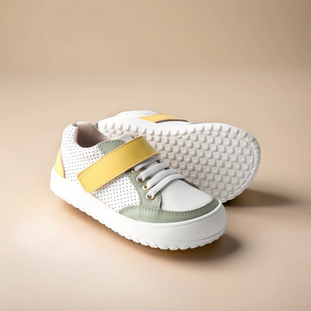 Little Love Bug Co. Play Perfect Patterned Low Top Shoes with Rubber - Capped Toe for Outdoor Adventures - 