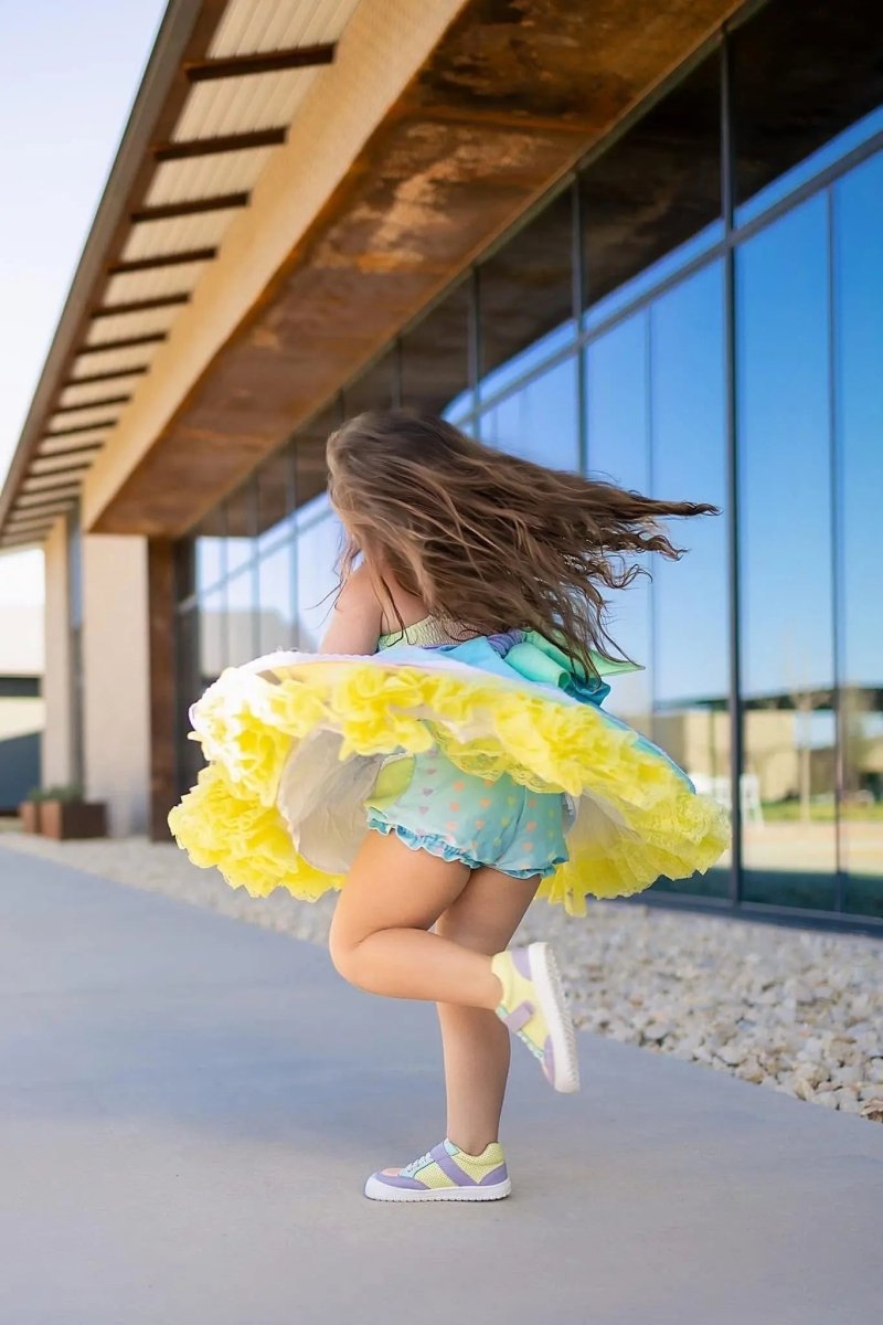 Little Love Bug Co. Play Perfect Patterned Low Top Shoes with Rubber - Capped Toe for Outdoor Adventures - 