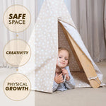 Goodevas Play Tent Cover with Mat for Climbing Triangle Ladder - Everetts Place