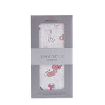 Newcastle Classics Playful Kitty Bamboo Muslin Swaddle Soft Breathable Blanket for Babies - Baby & Toddler > Swaddling & Receiving Blankets > Swaddling Blankets Bamboo Swaddle