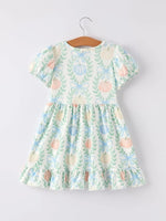 Rylee Faith Designs Playful Pumpkin Dress for Girls Perfect for Halloween Celebrations - 