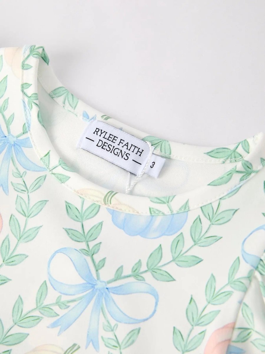 Rylee Faith Designs Playful Pumpkin Dress for Girls Perfect for Halloween Celebrations - 