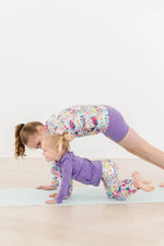 Mila & Rose ® Playful Purple Full - Zip Ruffle Active Jacket - 