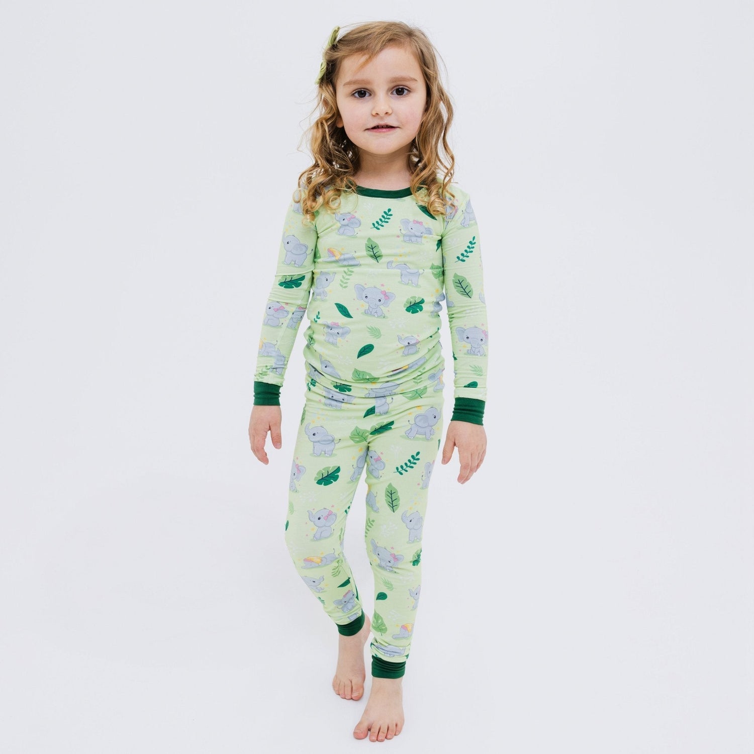 Bam & Stitch Playfully Strong Long Sleeve Pajamas - 