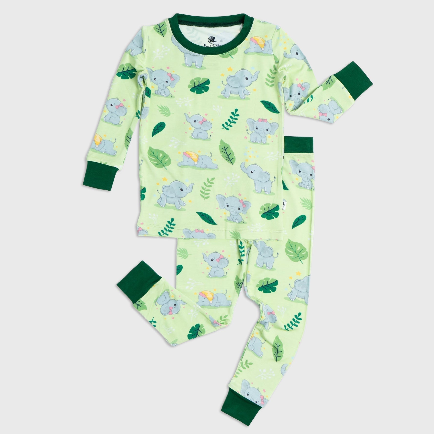 Bam & Stitch Playfully Strong Long Sleeve Pajamas - 